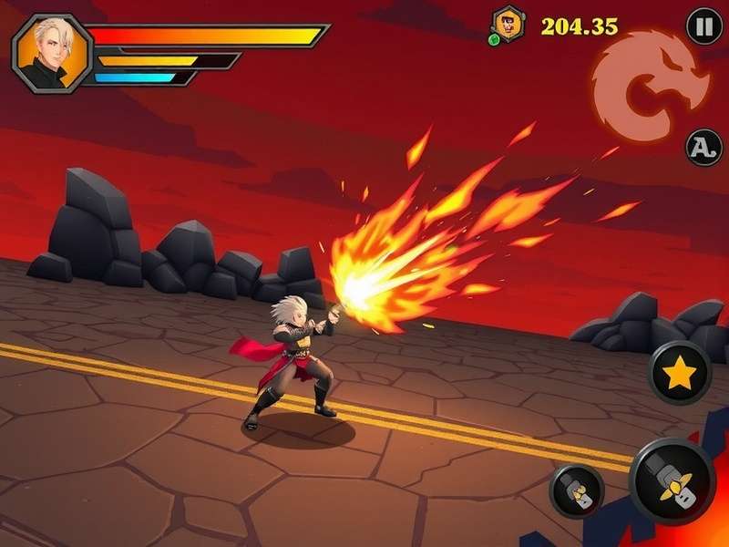 Scorching Hero Game Screenshot